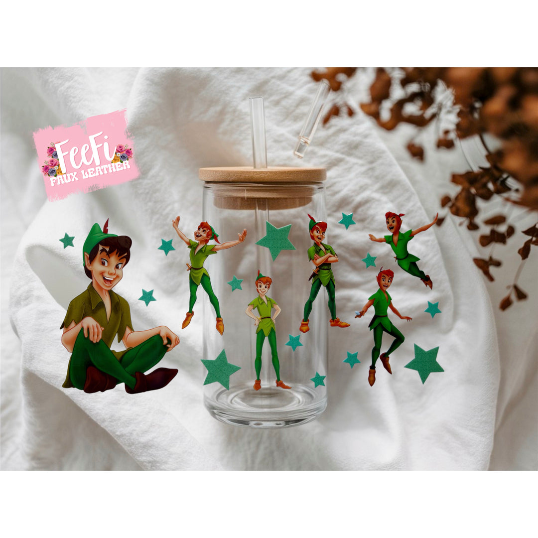 Peterpan UV DTF Cup Wrap – Easy Cup Wrap for Tumblers & Projects FeeFiFauxLeather