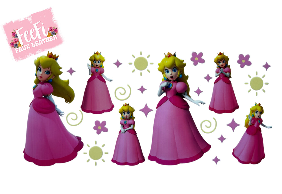 Princess UV DTF Cup Wrap – Easy Cup Wrap for Tumblers & Projects FeeFiFauxLeather