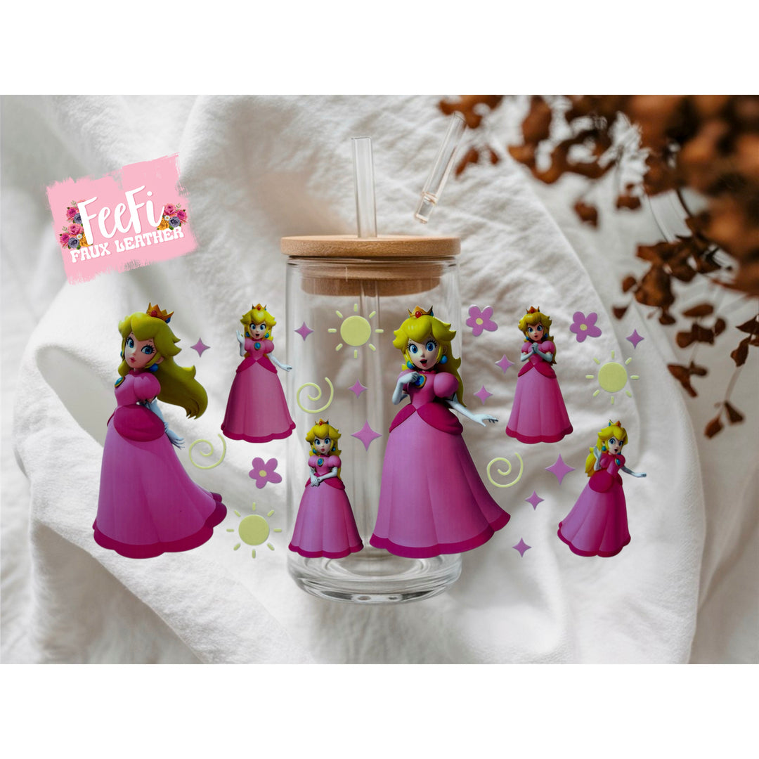 Princess UV DTF Cup Wrap – Easy Cup Wrap for Tumblers & Projects FeeFiFauxLeather