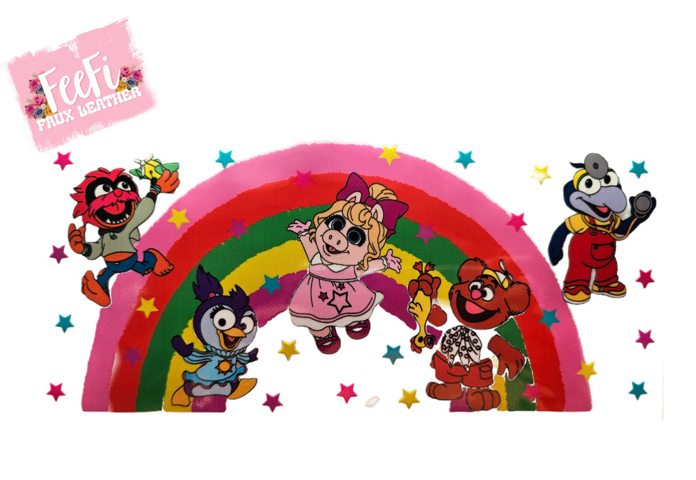 The Muppets UV DTF Cup Wrap – Easy Cup Wrap for Tumblers & Projects FeeFiFauxLeather