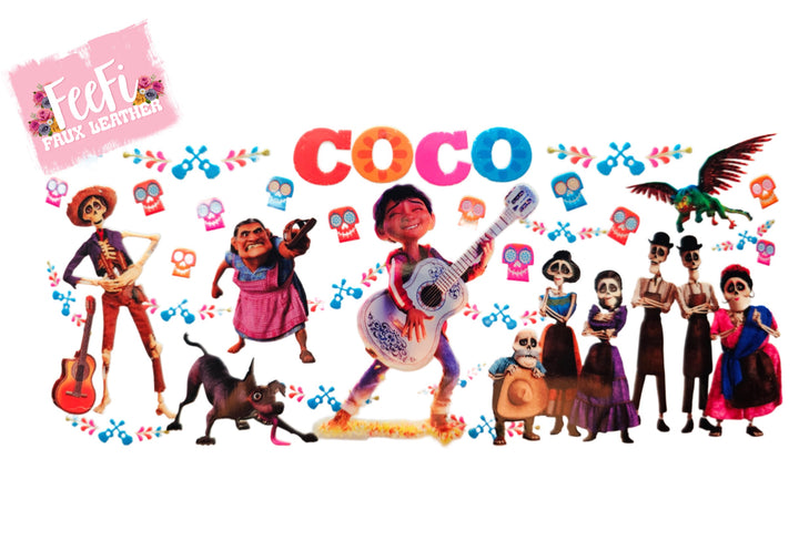 Coco UV DTF Cup Wrap – Easy Cup Wrap for Tumblers & Projects FeeFiFauxLeather