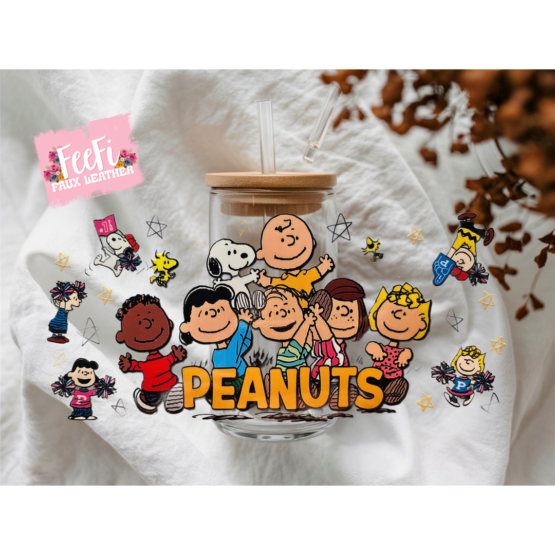 Snoopy UV DTF Cup Wrap – Easy Cup Wrap for Tumblers & Projects FeeFiFauxLeather