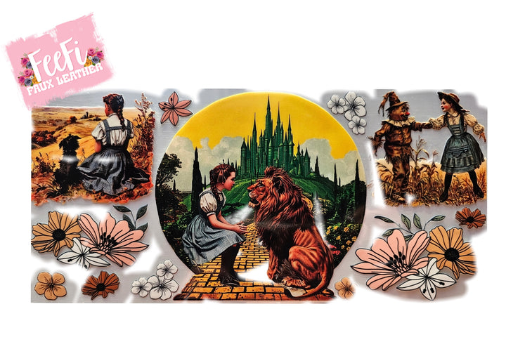 Wizard Of Oz UV DTF Cup Wrap – Easy Cup Wrap for Tumblers & Projects FeeFiFauxLeather