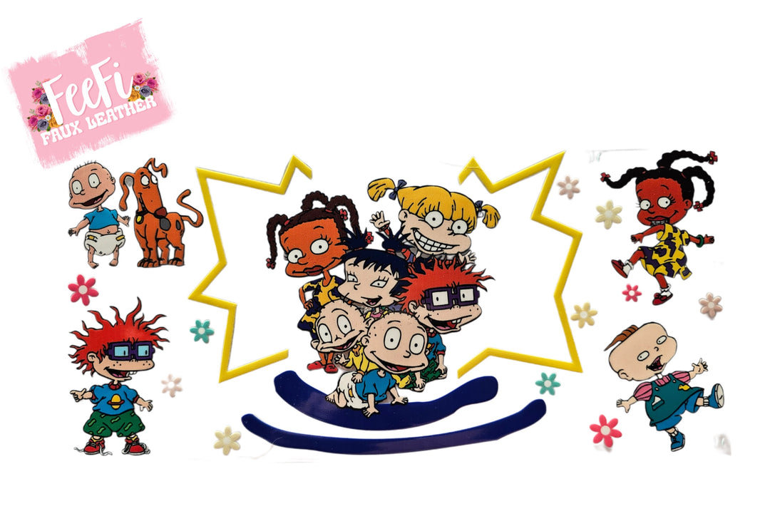Rugrats UV DTF Cup Wrap – Easy Cup Wrap for Tumblers & Projects FeeFiFauxLeather