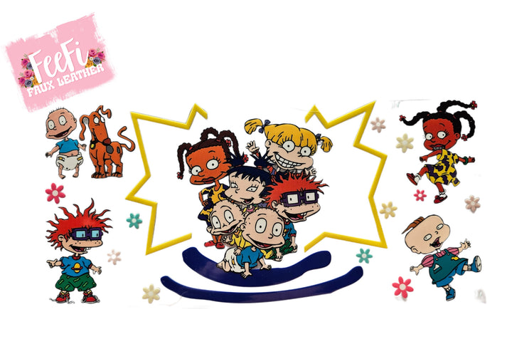 Rugrats UV DTF Cup Wrap – Easy Cup Wrap for Tumblers & Projects FeeFiFauxLeather