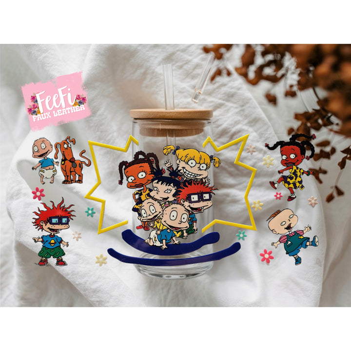 Rugrats UV DTF Cup Wrap – Easy Cup Wrap for Tumblers & Projects FeeFiFauxLeather
