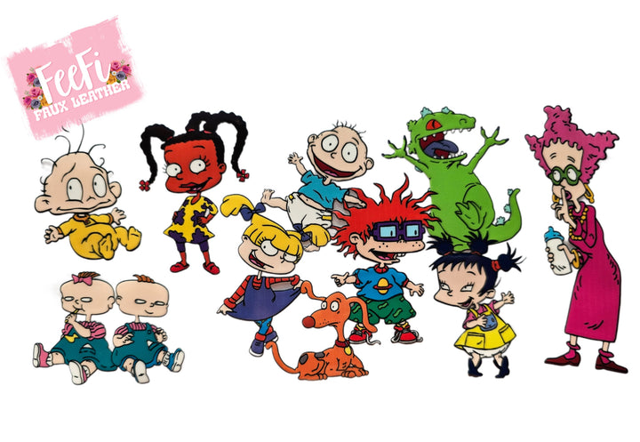 Rugrats UV DTF Cup Wrap – Easy Cup Wrap for Tumblers & Projects FeeFiFauxLeather