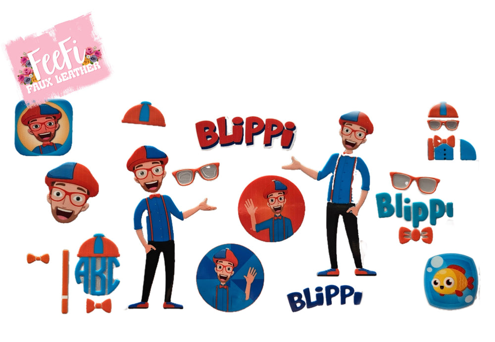Blippi UV DTF Cup Wrap – Easy Cup Wrap for Tumblers & Projects FeeFiFauxLeather