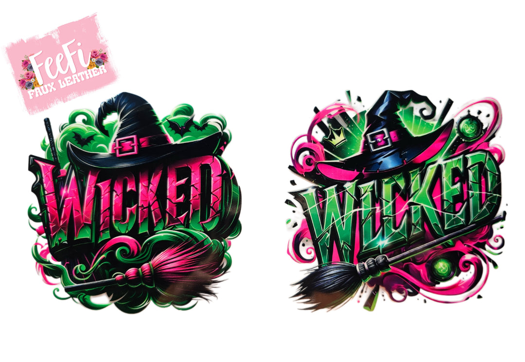 Wicked UV DTF Cup Wrap – Easy Cup Wrap for Tumblers & Projects FeeFiFauxLeather