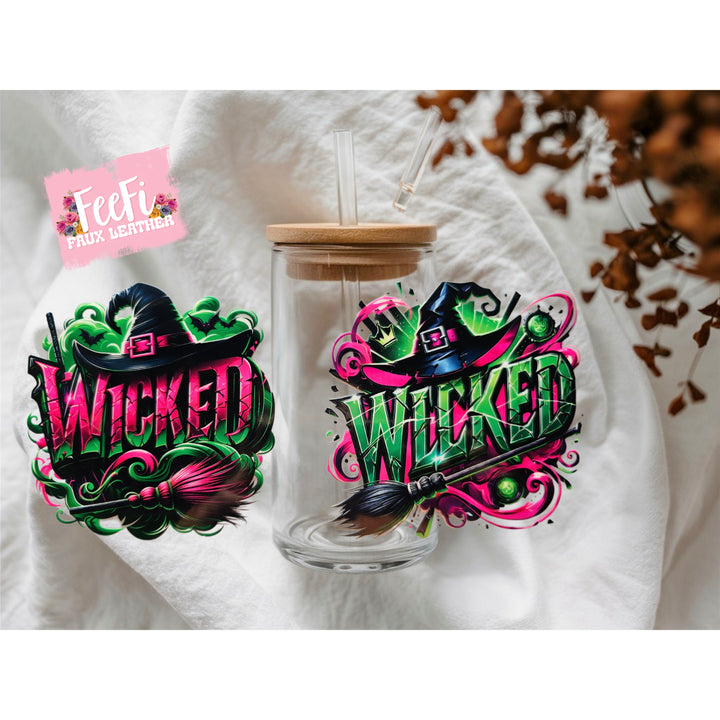 Wicked UV DTF Cup Wrap – Easy Cup Wrap for Tumblers & Projects FeeFiFauxLeather