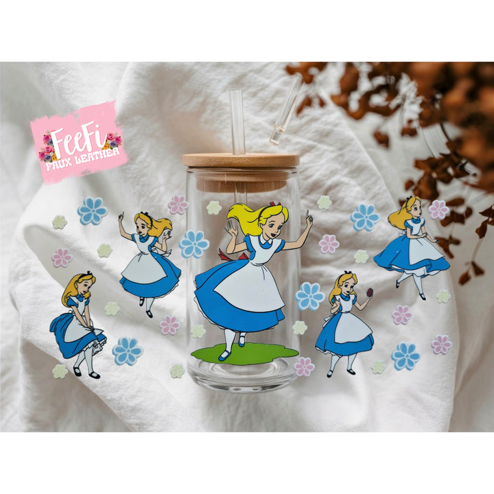 Princess UV DTF Cup Wrap – Easy Cup Wrap for Tumblers & Projects FeeFiFauxLeather