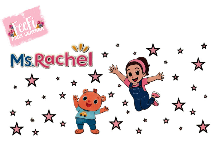 Ms Rachel UV DTF Cup Wrap – Easy Cup Wrap for Tumblers & Projects FeeFiFauxLeather