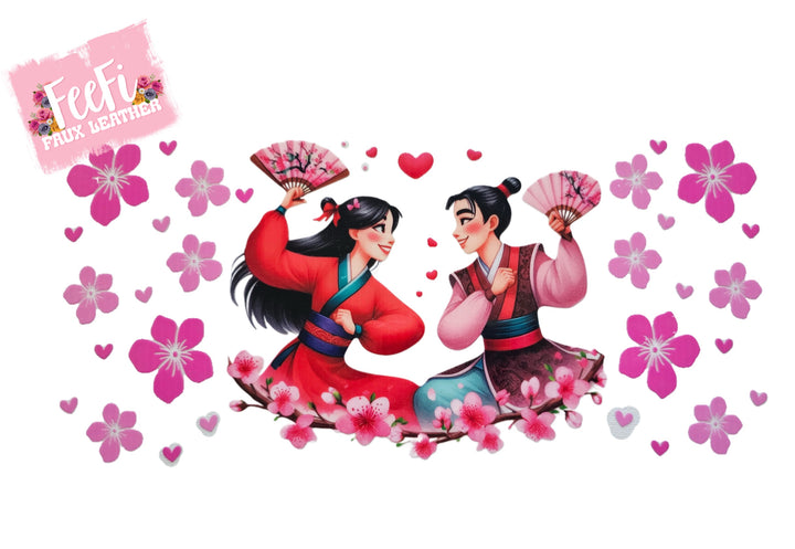 Princess UV DTF Cup Wrap – Easy Cup Wrap for Tumblers & Projects FeeFiFauxLeather