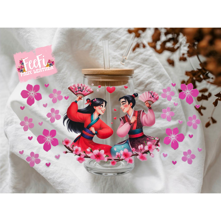 Princess UV DTF Cup Wrap – Easy Cup Wrap for Tumblers & Projects FeeFiFauxLeather