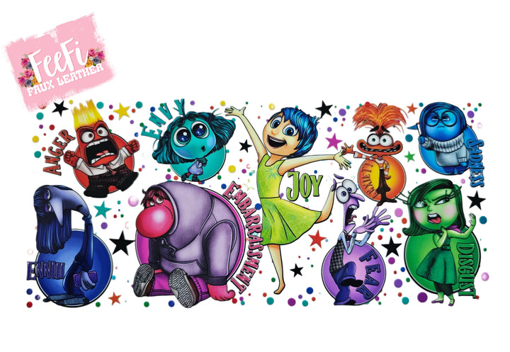 Inside Out UV DTF Cup Wrap – Easy Cup Wrap for Tumblers & Projects FeeFiFauxLeather