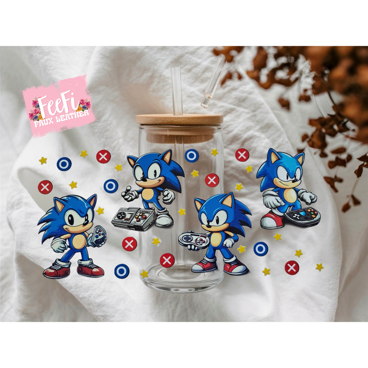 Sonic UV DTF Cup Wrap – Easy Cup Wrap for Tumblers & Projects FeeFiFauxLeather