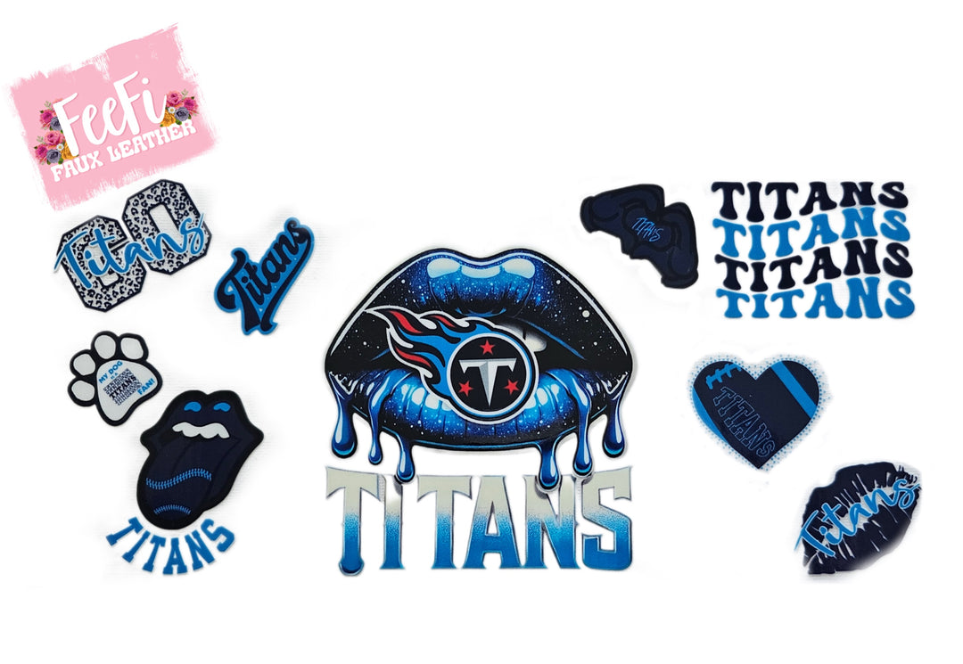 Titans Football UV DTF Cup Wrap – Easy Cup Wrap for Tumblers & Projects FeeFiFauxLeather