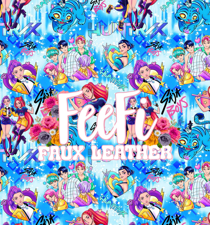 K-Pop Huntrx Printed Fabric