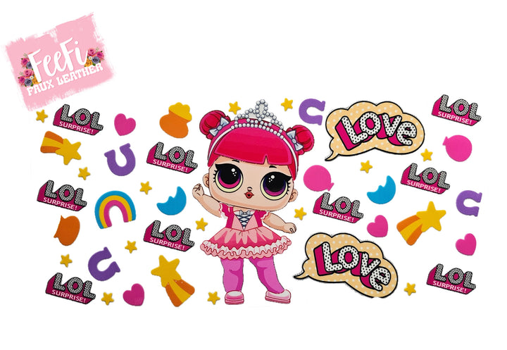 LOL Dolls UV DTF Cup Wrap – Easy Cup Wrap for Tumblers & Projects