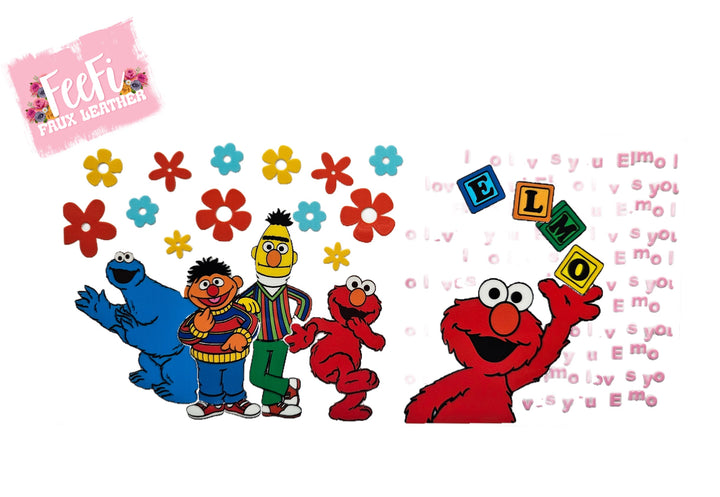 Sesame Street UV DTF Cup Wrap – Easy Cup Wrap for Tumblers & Projects