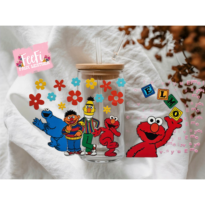 Sesame Street UV DTF Cup Wrap – Easy Cup Wrap for Tumblers & Projects