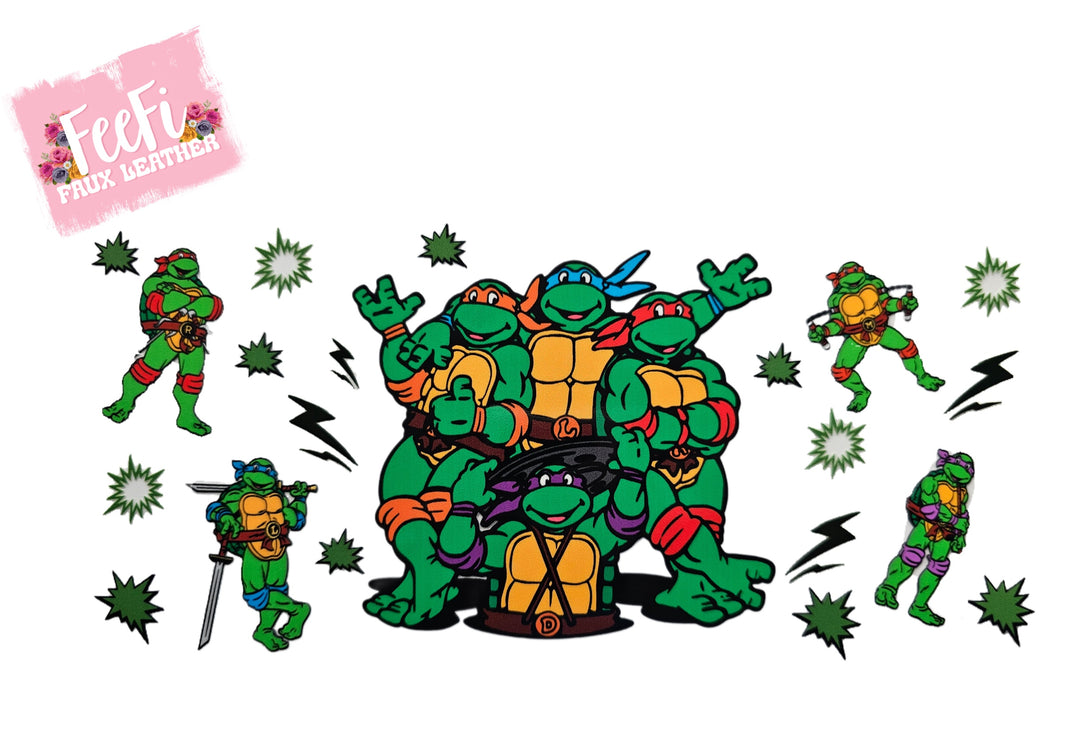 Teenage Mutant Ninja Turtles UV DTF Cup Wrap – Easy Cup Wrap for Tumblers & Projects