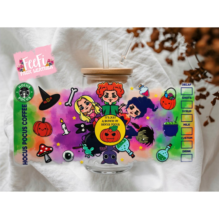 Hocus Pocus UV DTF Cup Wrap – Easy Cup Wrap for Tumblers & Projects