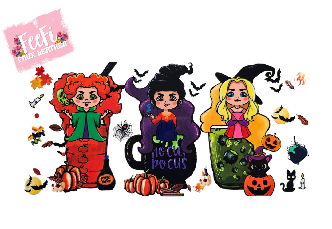 Hocus Pocus UV DTF Cup Wrap – Easy Cup Wrap for Tumblers & Projects