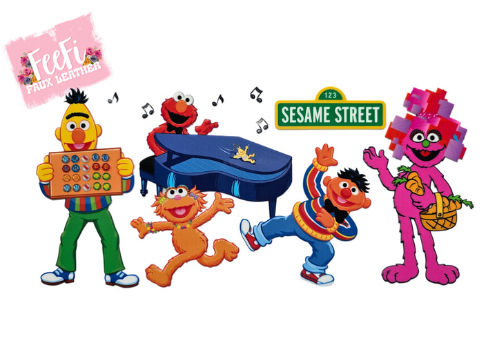 Sesame Street UV DTF Cup Wrap – Easy Cup Wrap for Tumblers & Projects