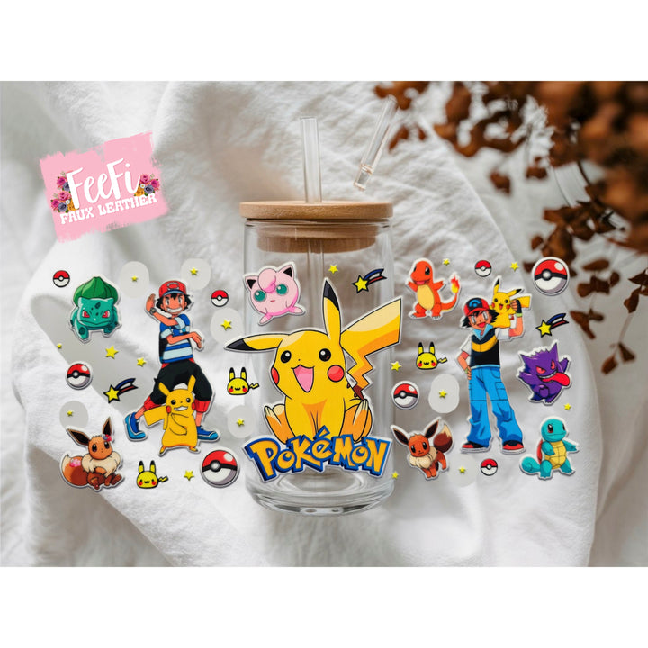 Pocket Monster UV DTF Cup Wrap – Easy Cup Wrap for Tumblers & Projects