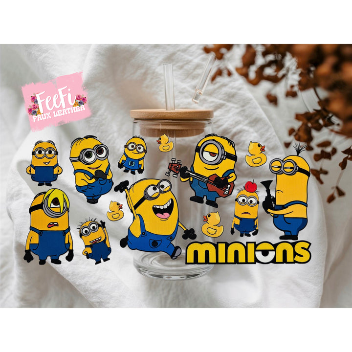 Minions UV DTF Cup Wrap – Easy Cup Wrap for Tumblers & Projects