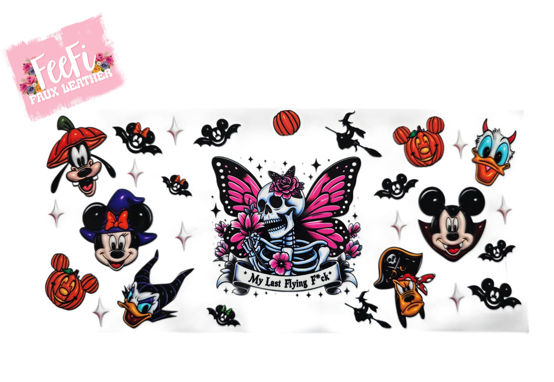 Halloween Mouse Chaos UV DTF Cup Wrap – Easy Cup Wrap for Tumblers & Projects