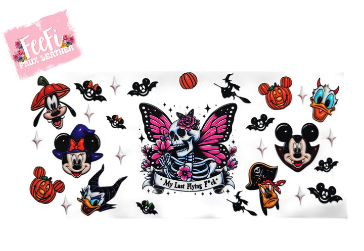 Halloween Mouse Chaos UV DTF Cup Wrap – Easy Cup Wrap for Tumblers & Projects