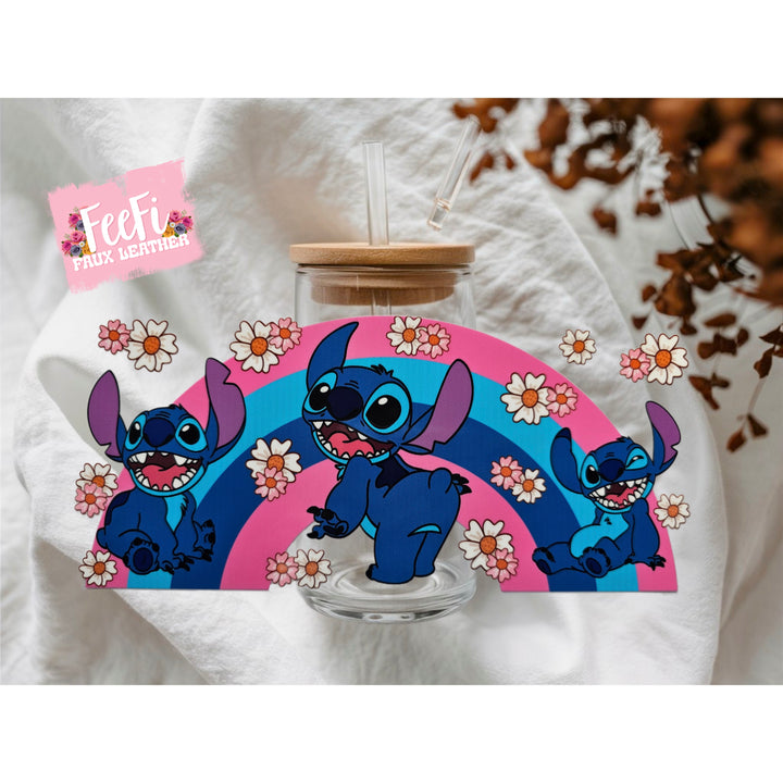 Blue Alien  UV DTF Cup Wrap – Easy Cup Wrap for Tumblers & Projects