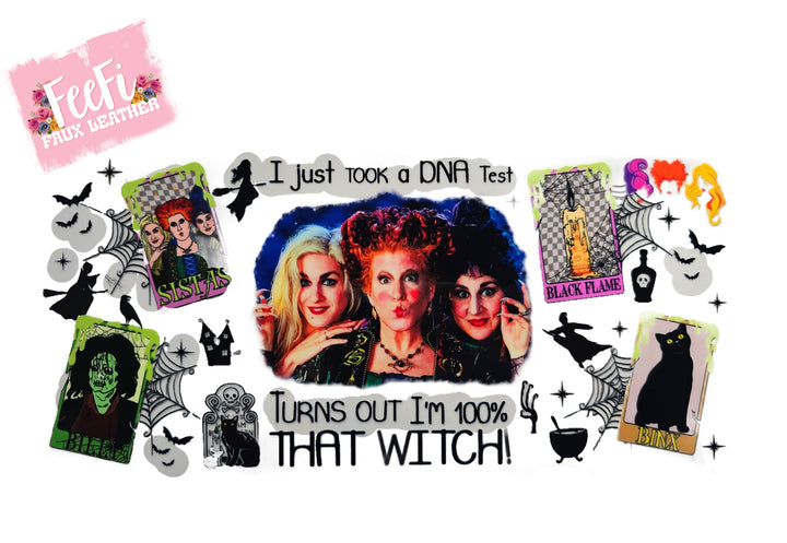 Hocus Pocus UV DTF Cup Wrap – Easy Cup Wrap for Tumblers & Projects