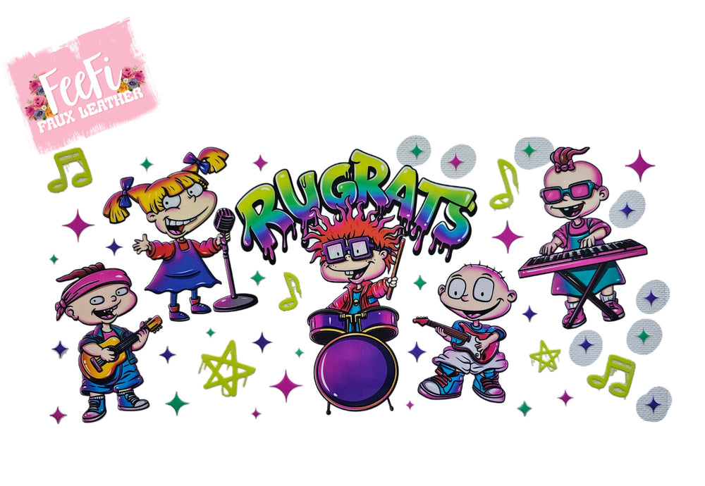 Rugrats UV DTF Cup Wrap – Easy Cup Wrap for Tumblers & Projects FeeFiFauxLeather