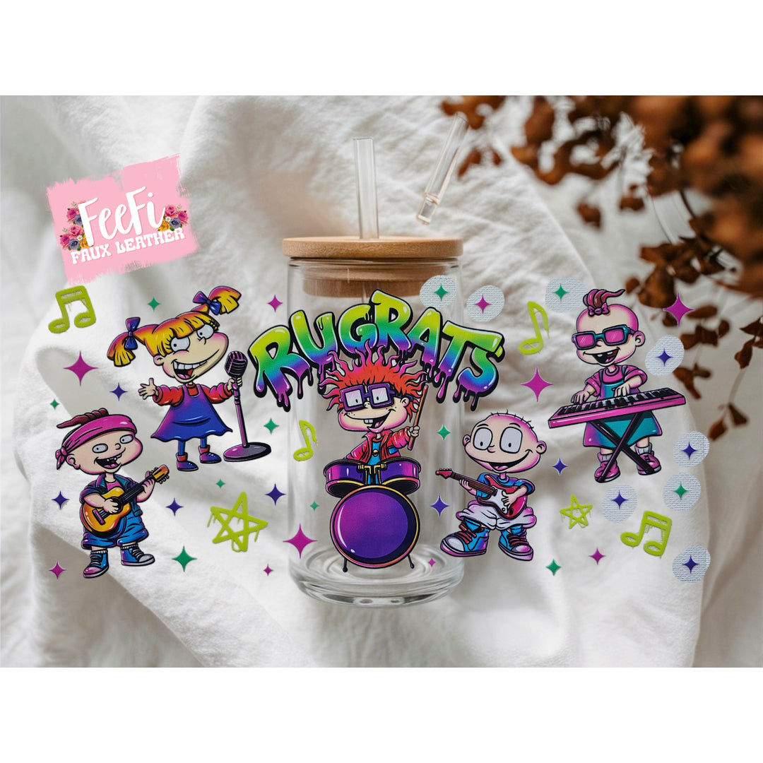 Rugrats UV DTF Cup Wrap – Easy Cup Wrap for Tumblers & Projects FeeFiFauxLeather