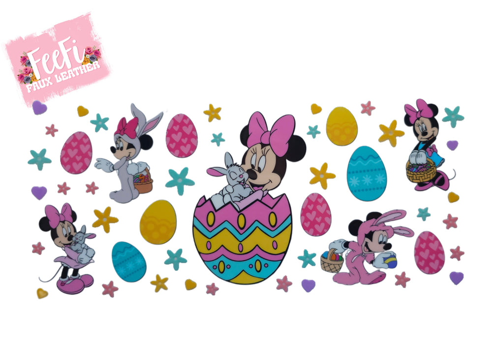 Mouse Easter UV DTF Cup Wrap – Easy Cup Wrap for Tumblers & Projects FeeFiFauxLeather