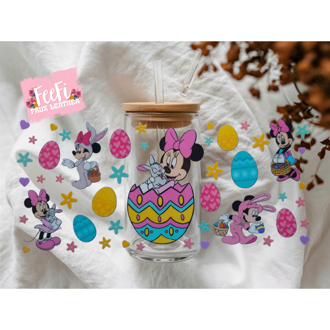 Mouse Easter UV DTF Cup Wrap – Easy Cup Wrap for Tumblers & Projects FeeFiFauxLeather