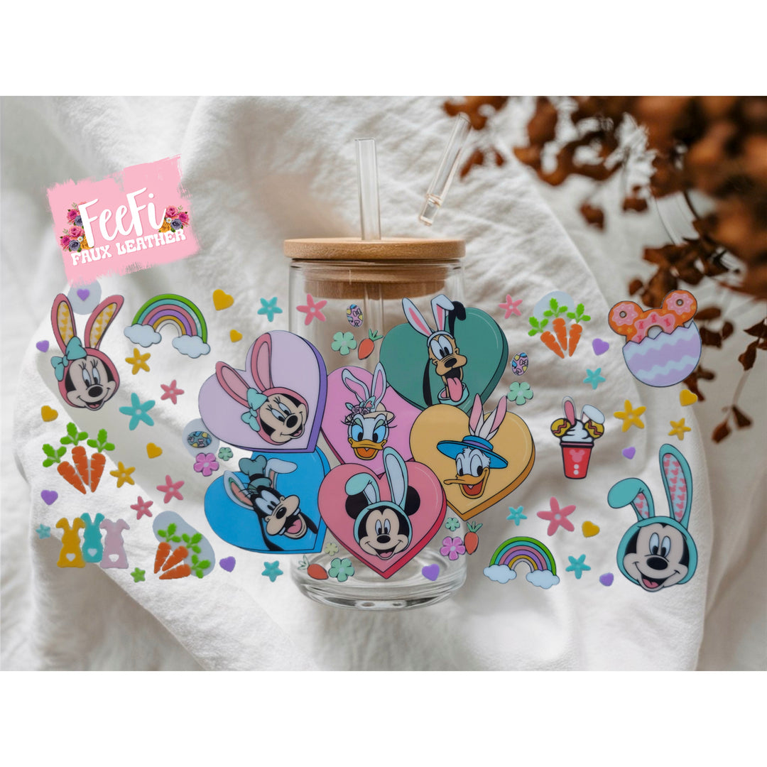 Mouse Easter UV DTF Cup Wrap – Easy Cup Wrap for Tumblers & Projects FeeFiFauxLeather