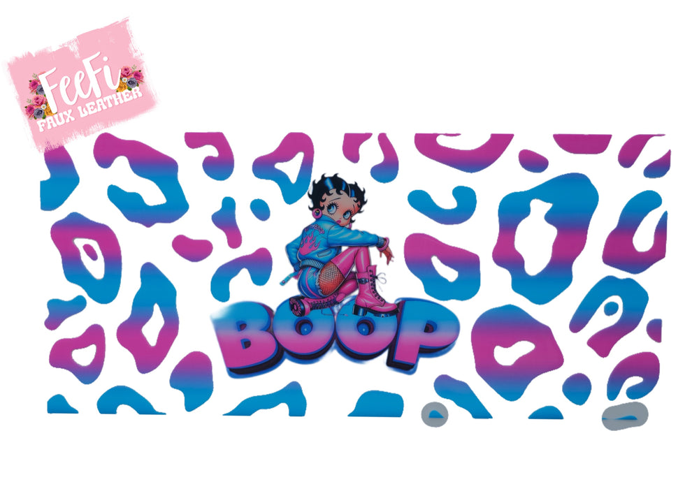 Betty Boop UV DTF Cup Wrap – Easy Cup Wrap for Tumblers & Projects FeeFiFauxLeather