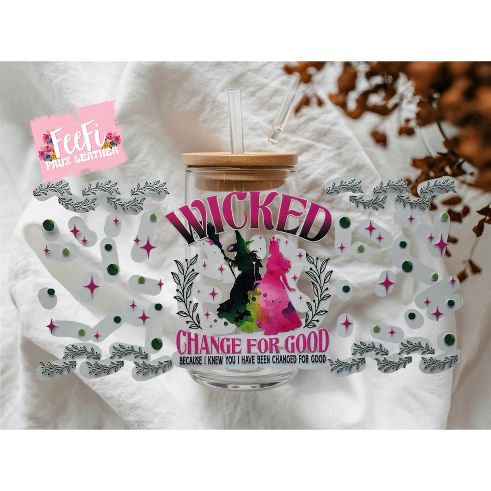 Wicked UV DTF Cup Wrap – Easy Cup Wrap for Tumblers & Projects FeeFiFauxLeather