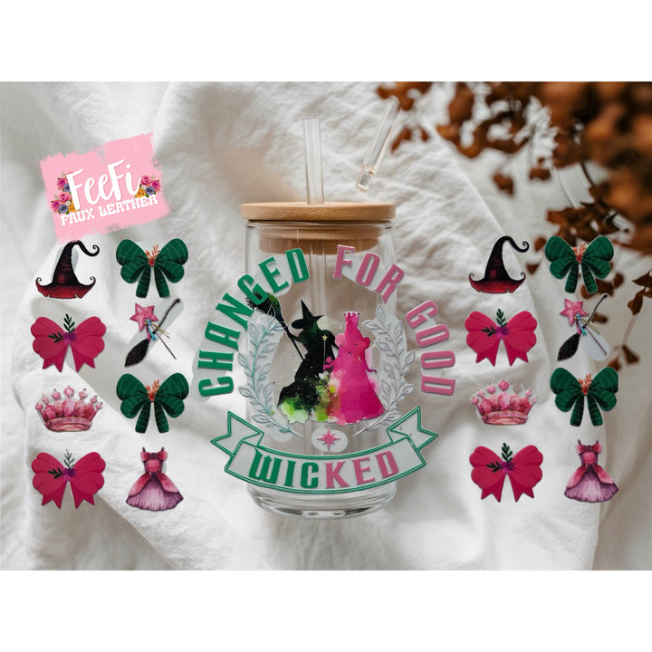 Wicked UV DTF Cup Wrap – Easy Cup Wrap for Tumblers & Projects FeeFiFauxLeather