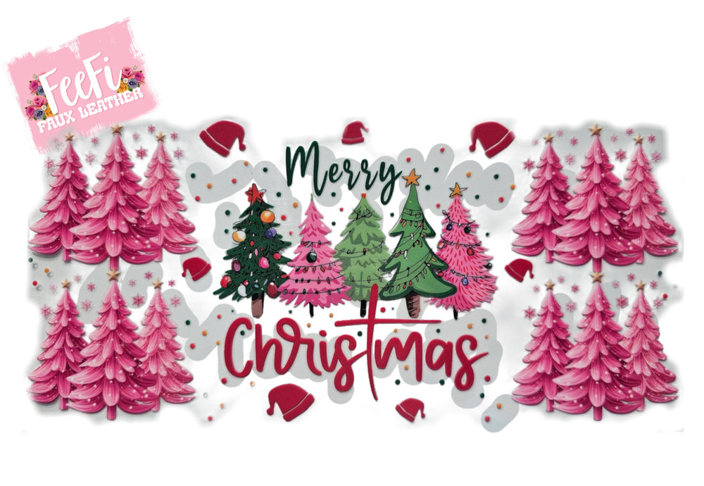 Christmas UV DTF Cup Wrap – Easy Cup Wrap for Tumblers & Projects FeeFiFauxLeather