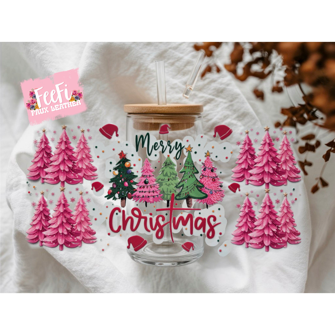 Christmas UV DTF Cup Wrap – Easy Cup Wrap for Tumblers & Projects FeeFiFauxLeather