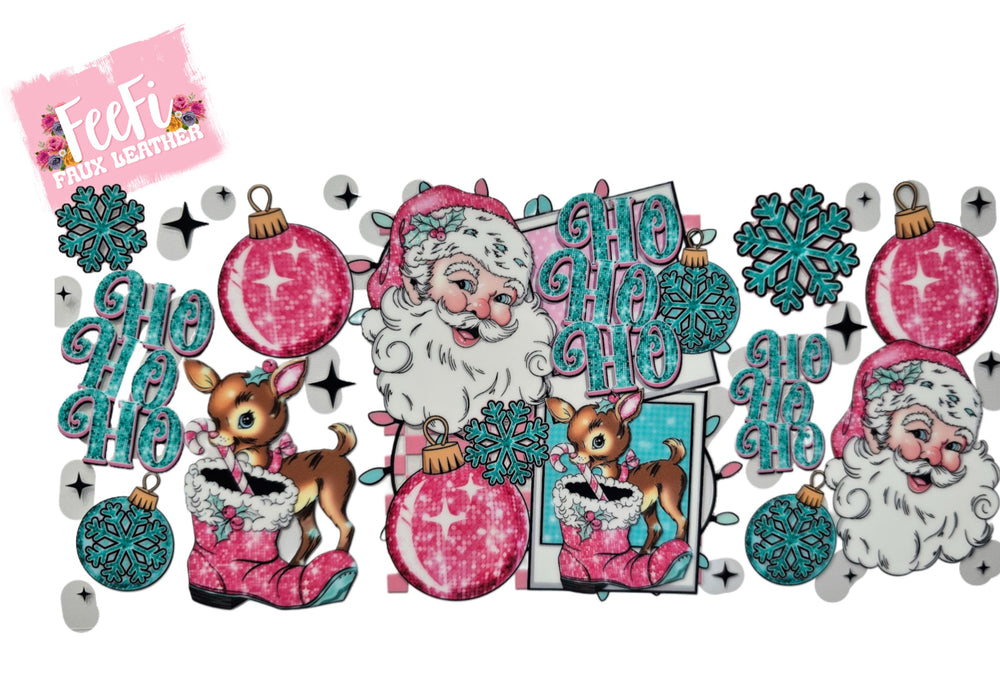 Christmas UV DTF Cup Wrap – Easy Cup Wrap for Tumblers & Projects FeeFiFauxLeather