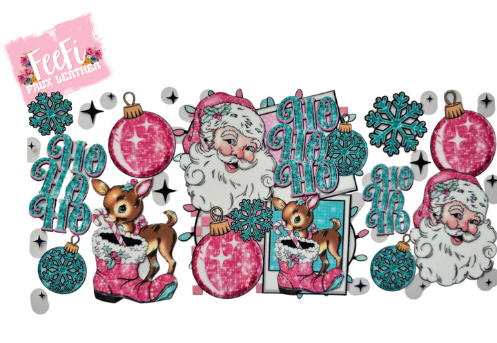 Christmas UV DTF Cup Wrap – Easy Cup Wrap for Tumblers & Projects FeeFiFauxLeather
