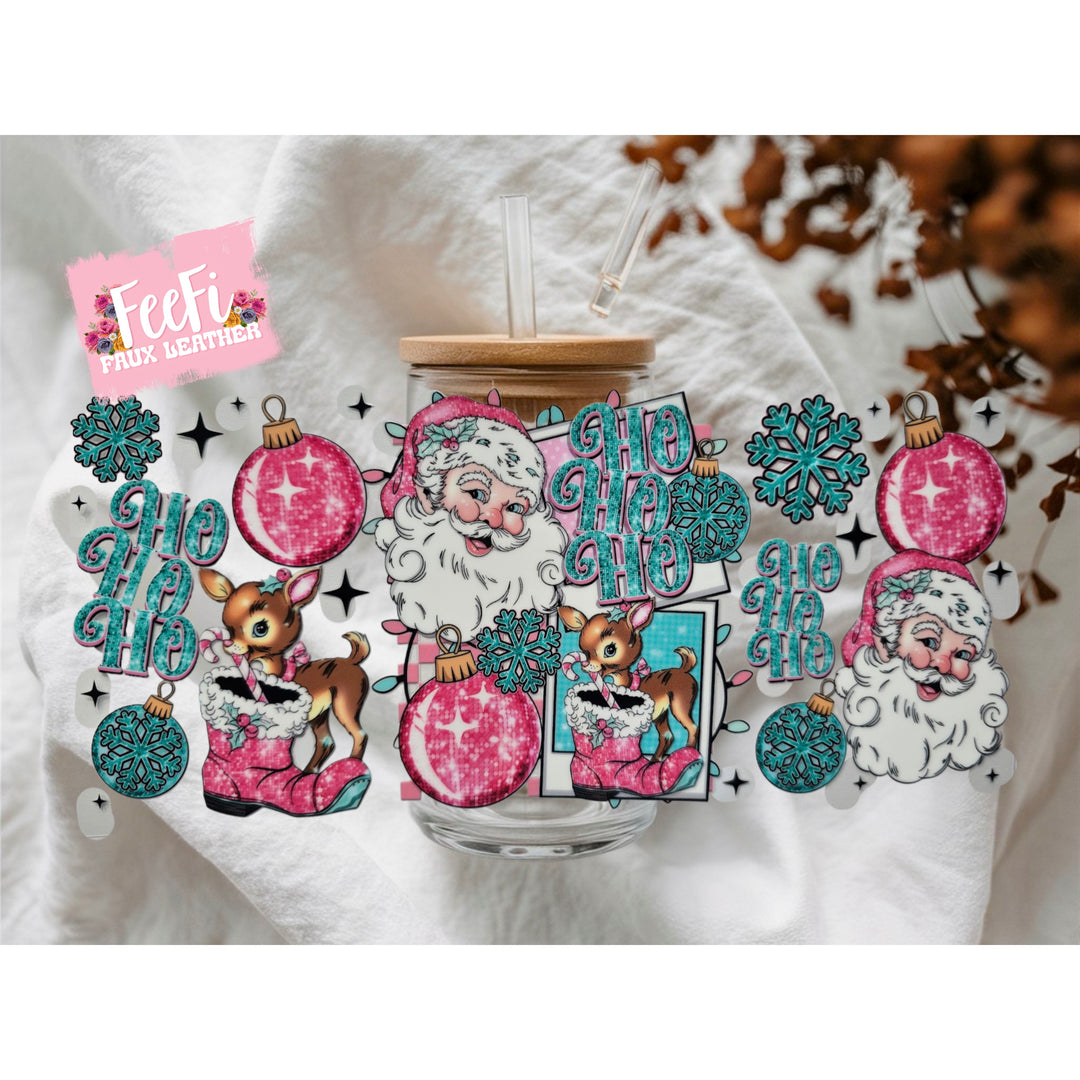 Christmas UV DTF Cup Wrap – Easy Cup Wrap for Tumblers & Projects FeeFiFauxLeather