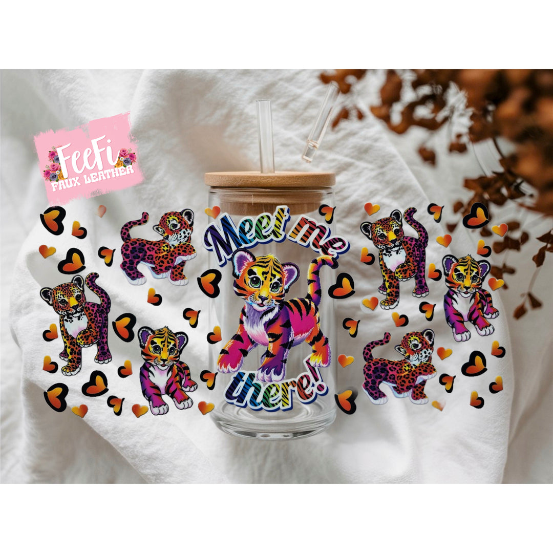 Lisa Frank UV DTF Cup Wrap – Easy Cup Wrap for Tumblers & Projects FeeFiFauxLeather