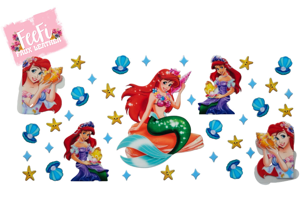 Princess UV DTF Cup Wrap – Easy Cup Wrap for Tumblers & Projects FeeFiFauxLeather